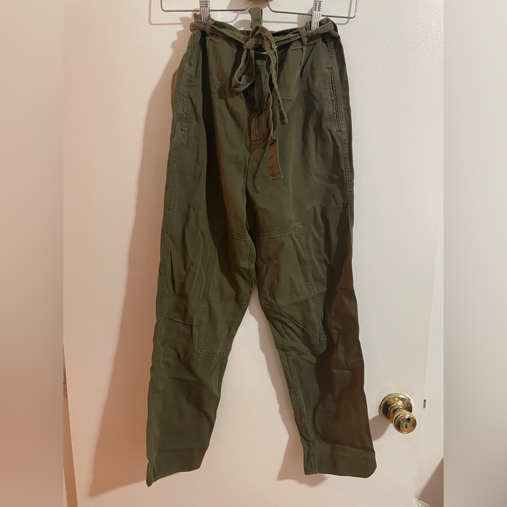 Army green Zara pants XS